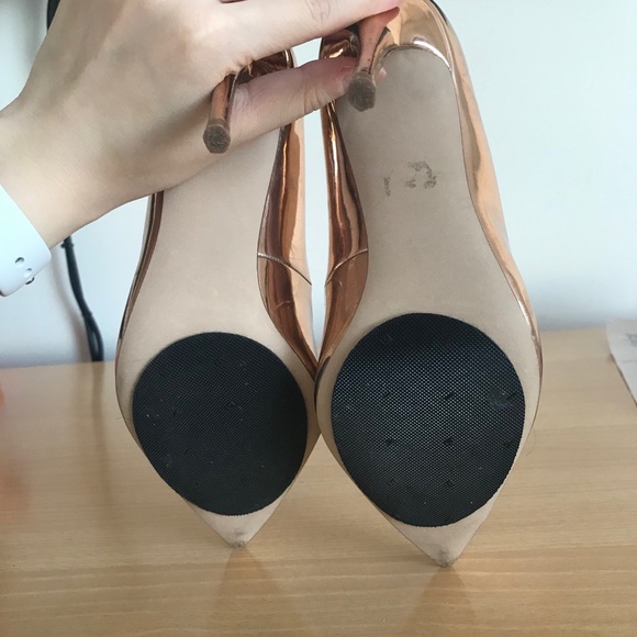 Steve madden 5,5 rose gold daisie pointy pumps - Picture 5 of 5